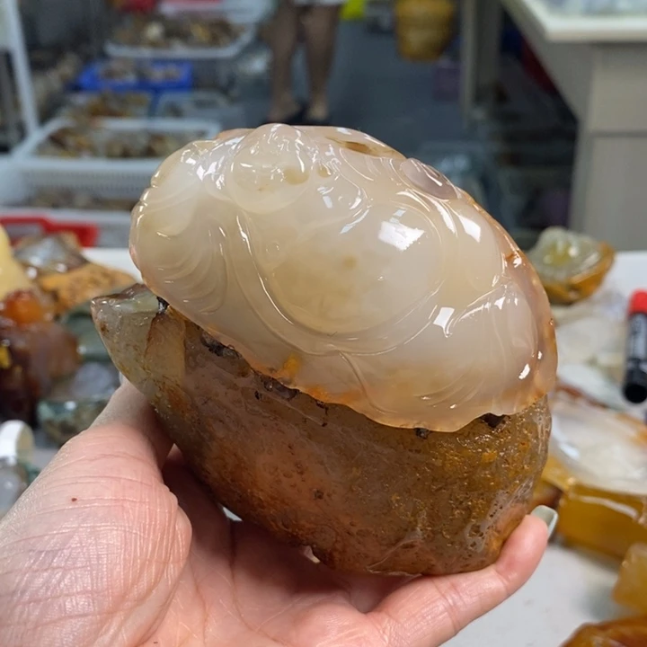 玛瑙/玉髓吊坠(不含链)未镶嵌