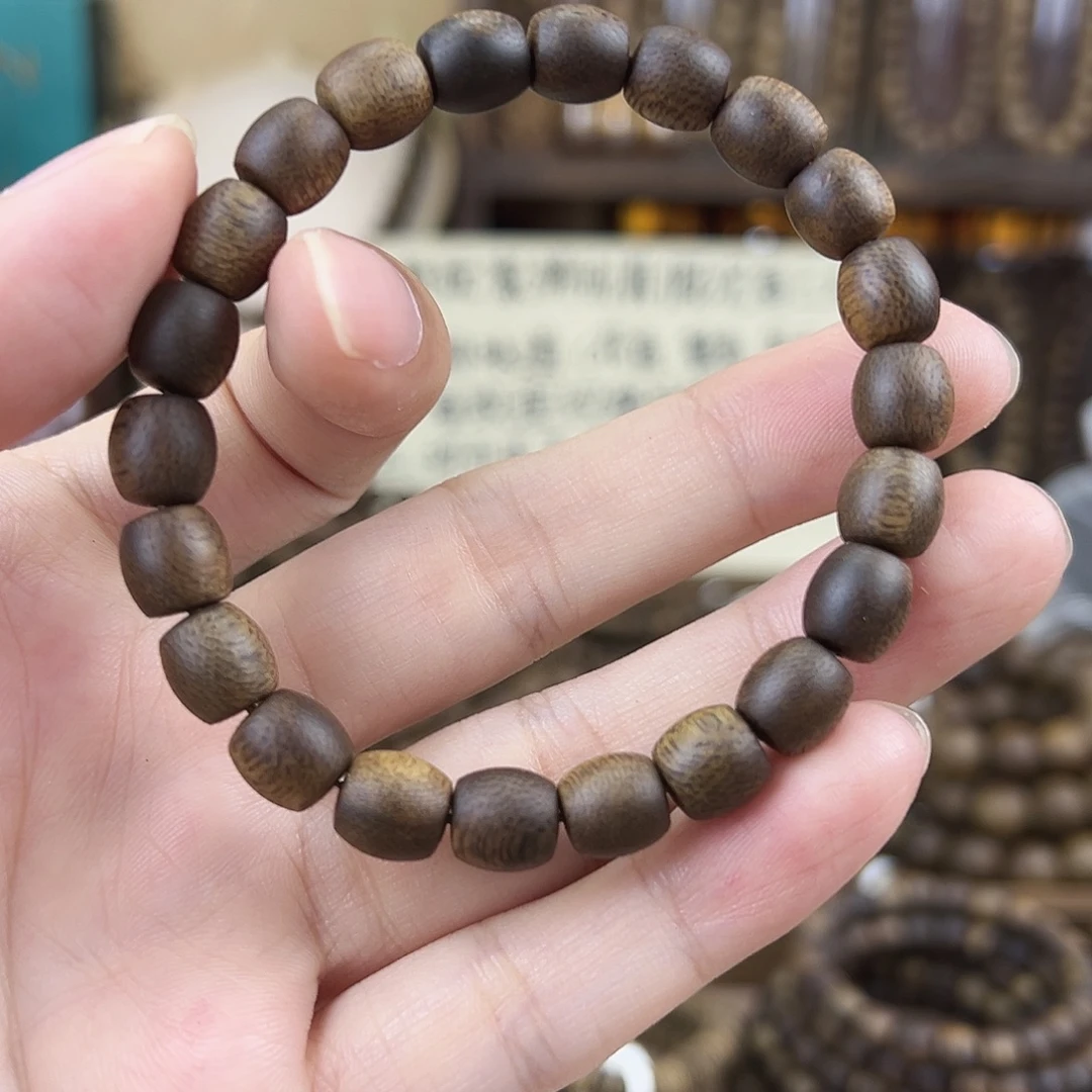 沉香沉香碎屑08鼓珠单圈