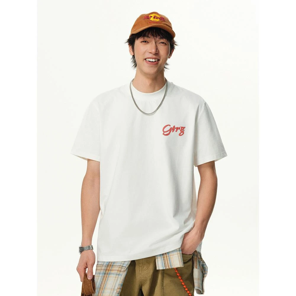 GTRG户外休闲索罗娜凉感运动上衣2025夏季圆领极简百搭款短袖T恤