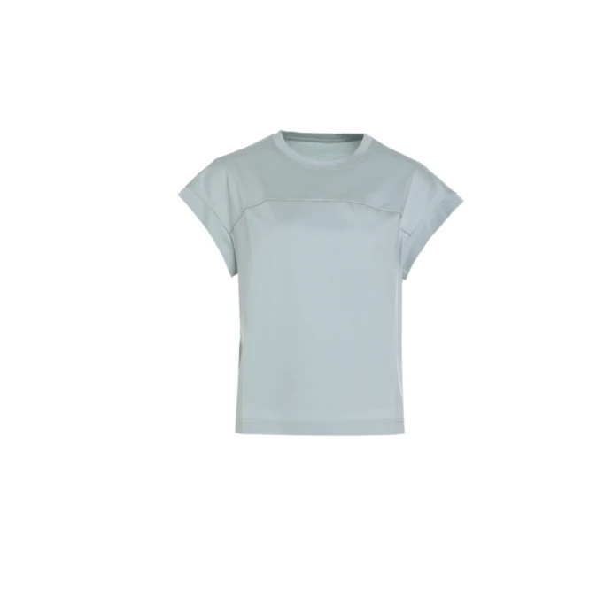 L·W/画而诗白色链条T恤LBC63029