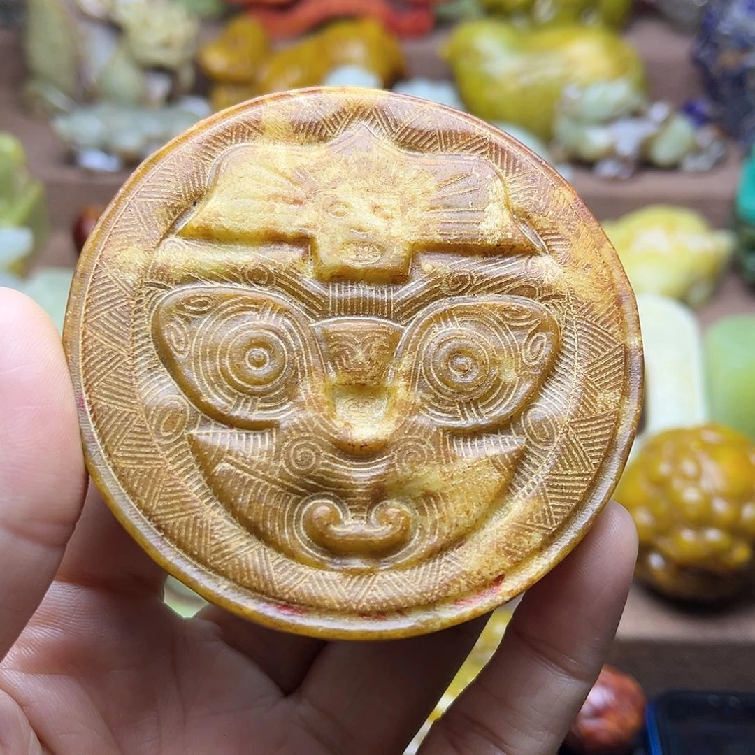 白玉菩提吊坠84。。