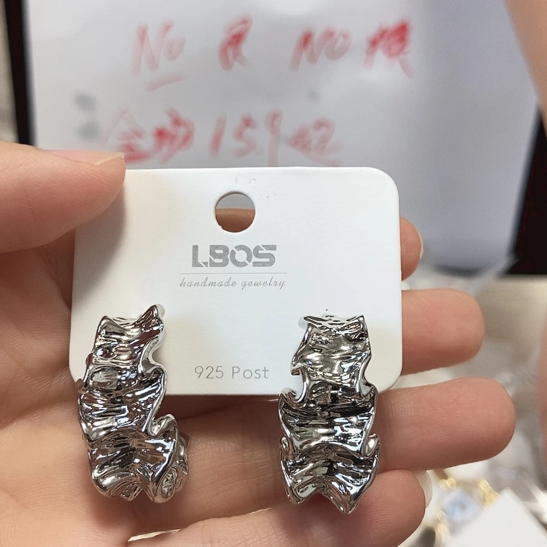 锆石铁合金合金耳钉