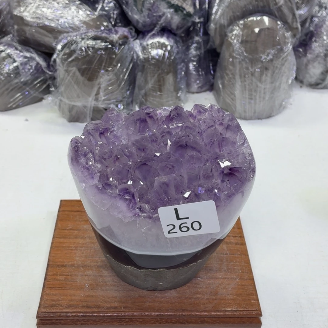 摆件水晶未镶嵌天然紫水晶