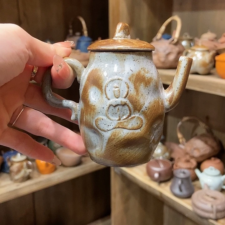 柴烧老岩泥高端茶器