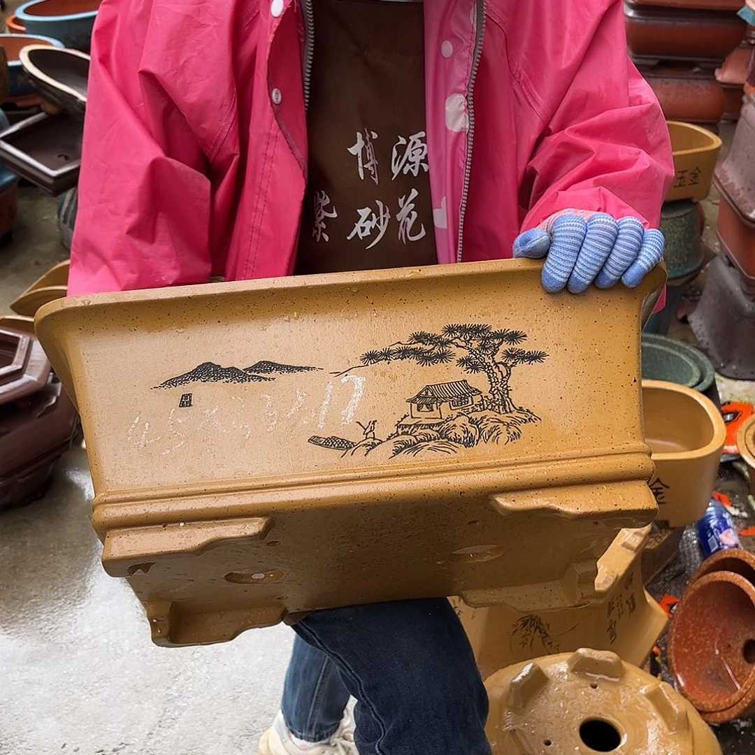 紫砂花盆盆景艺术