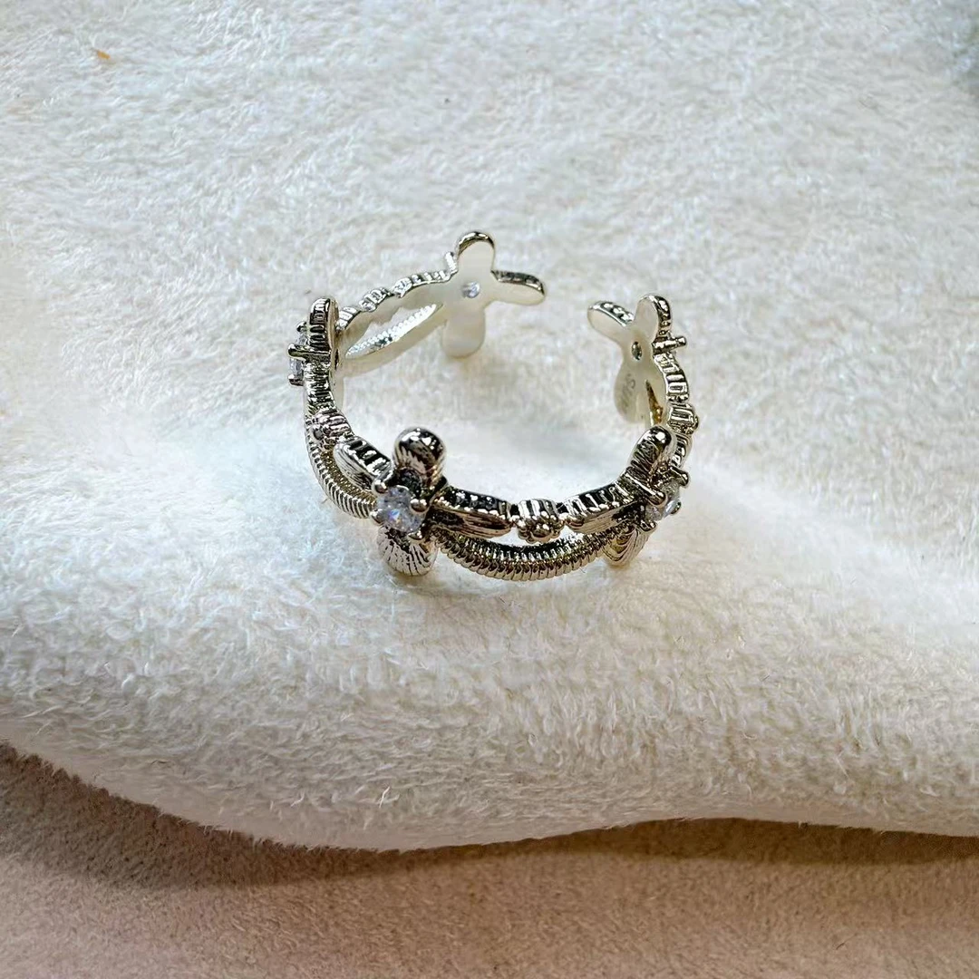 铜合金锆石戒指 【AG•饰品】戒指AG01763