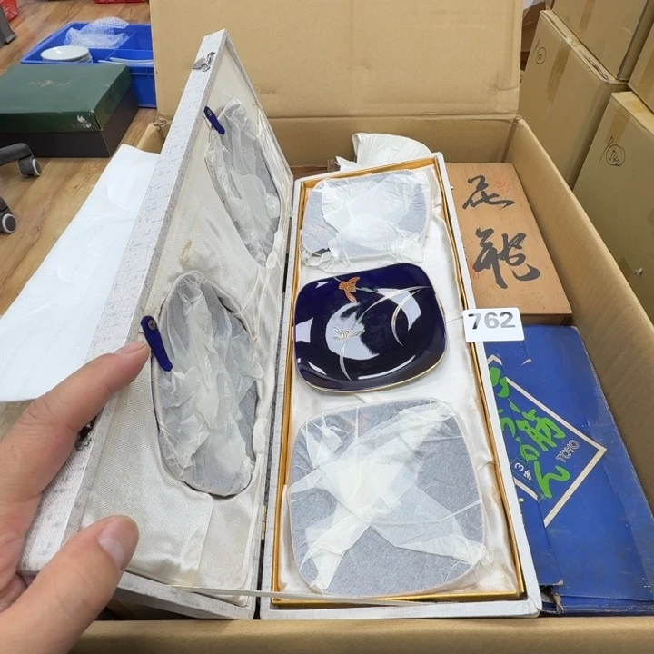 瓷片工艺品摆件瓷器摆件正能量