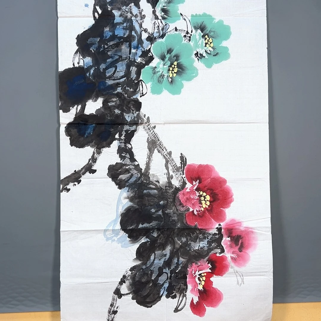 国画492 花鸟和蝴蝶在这里