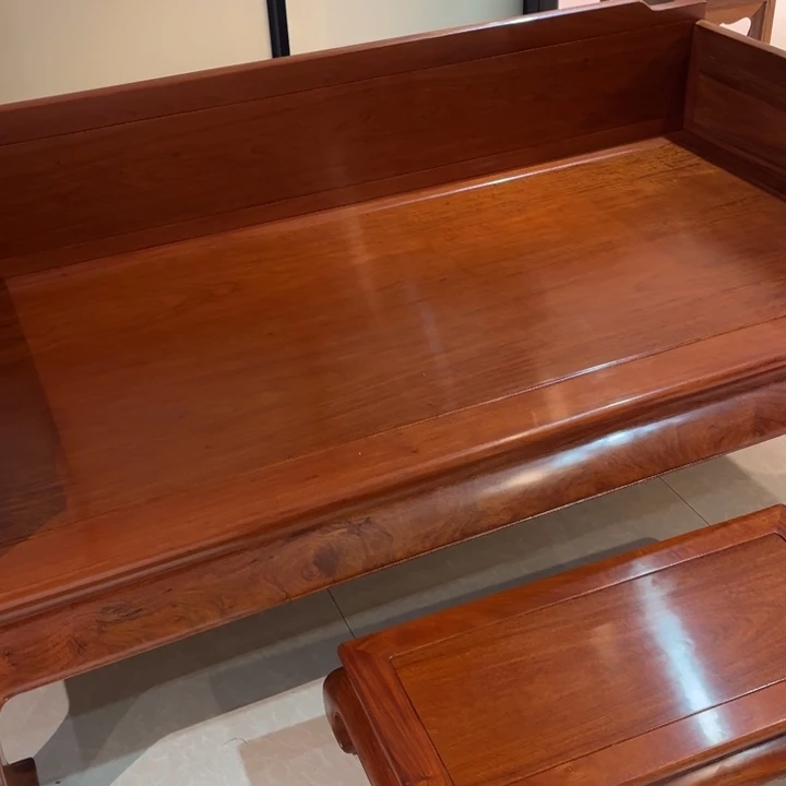 紫檀木类家具用****6缅甸花梨木大号罗汉床