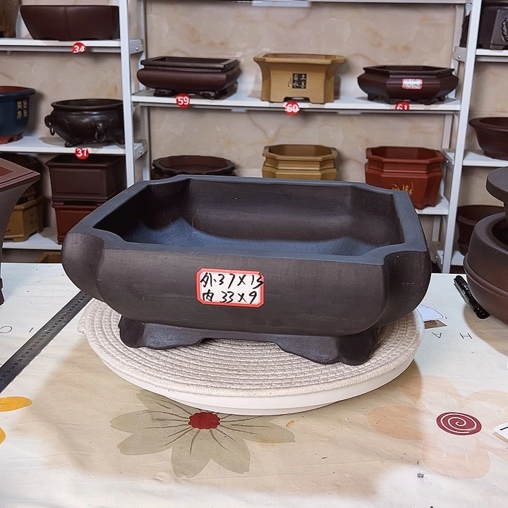 紫砂花盆J****薇紫砂花盆