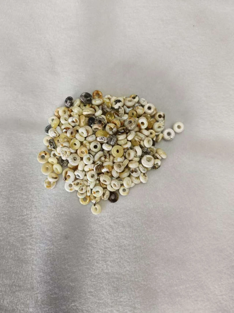 【小蜜珠宝】天然蜜蜡面包圈手串配饰有瑕（多样性发一）