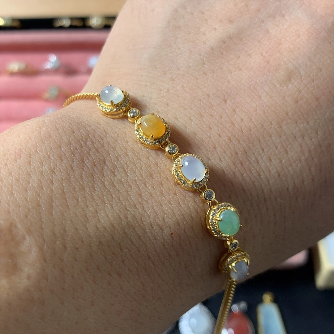 翡翠银S925镶嵌戒指20