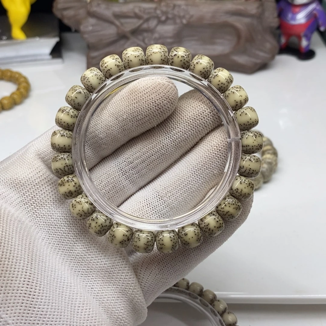 手串星月菩提9x8一线天留白