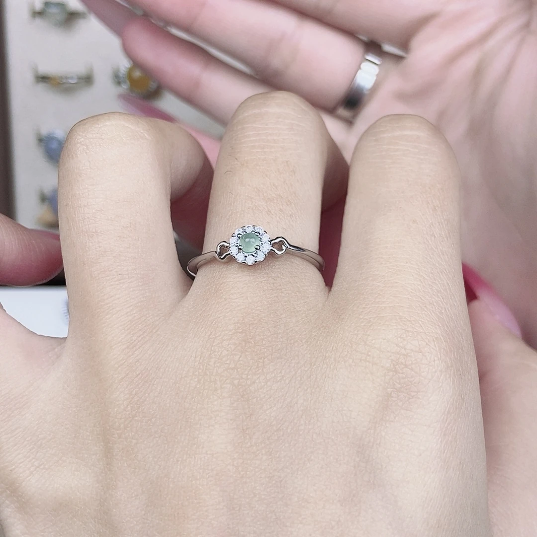 翡翠未镶嵌戒指24