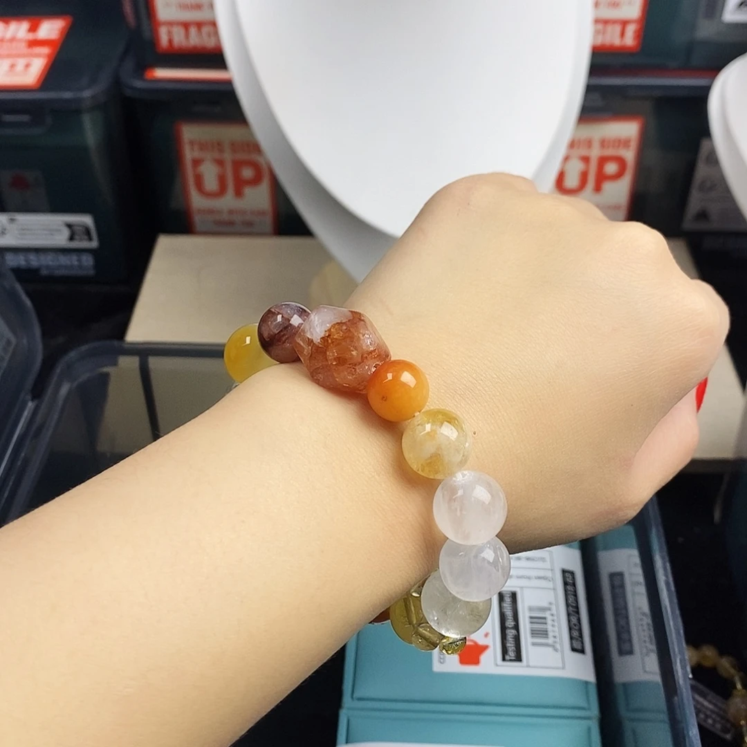 银S925镶嵌水晶手链