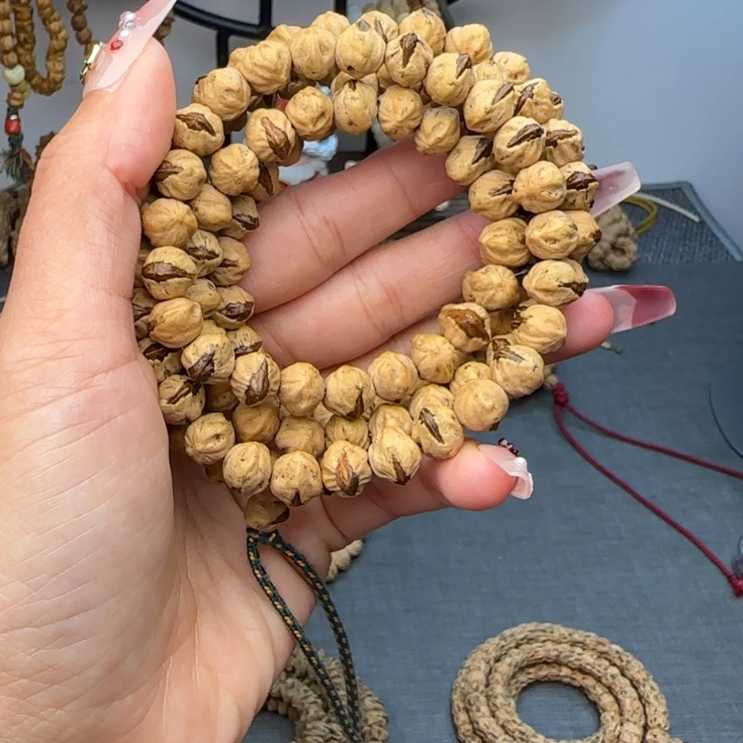 手串/手链柏木红牙原桩横打