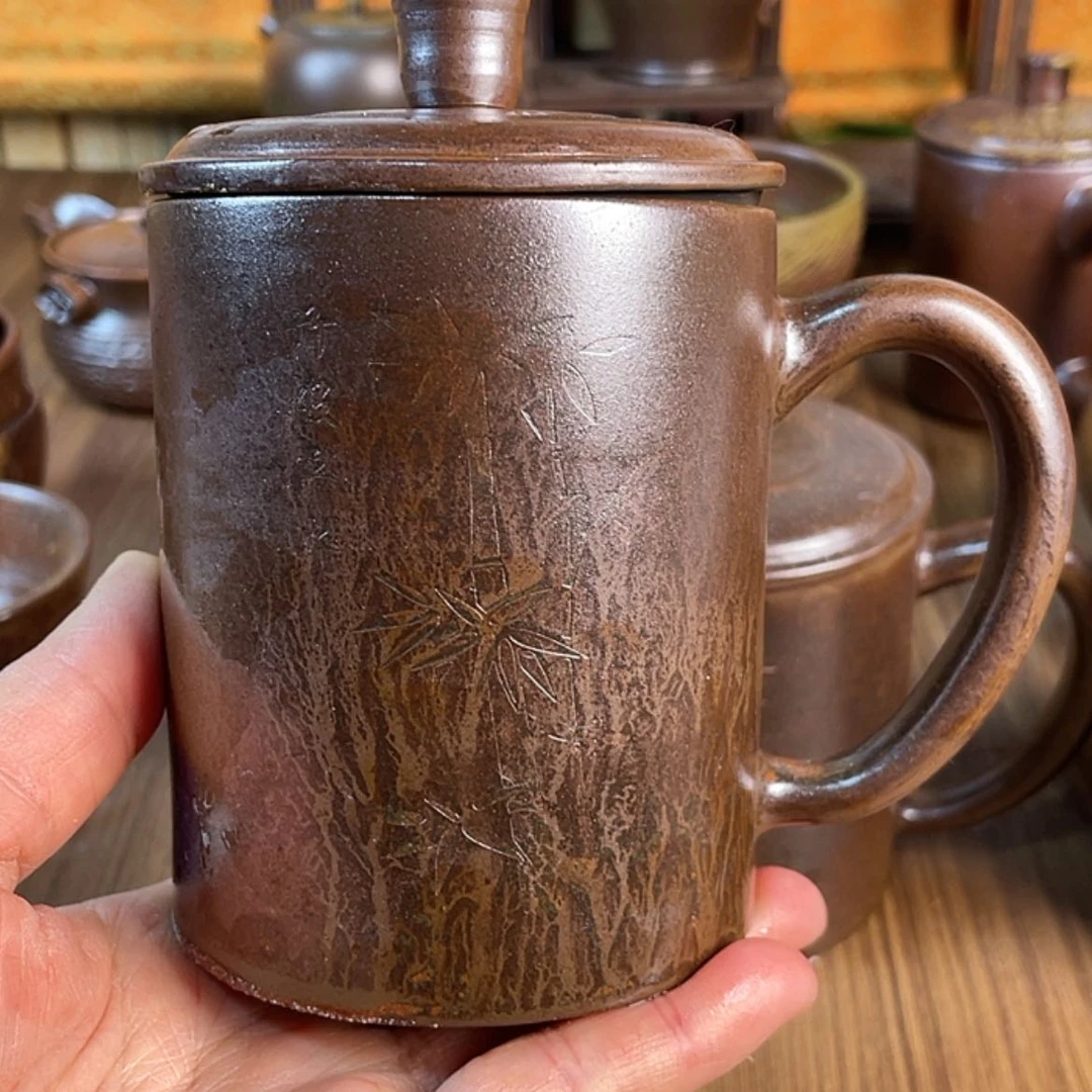 【闪购商品】Z**r柴烧盖杯容量400毫升左右