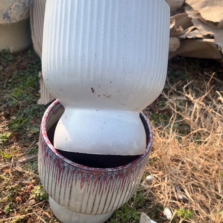 红陶口17高20微瑕