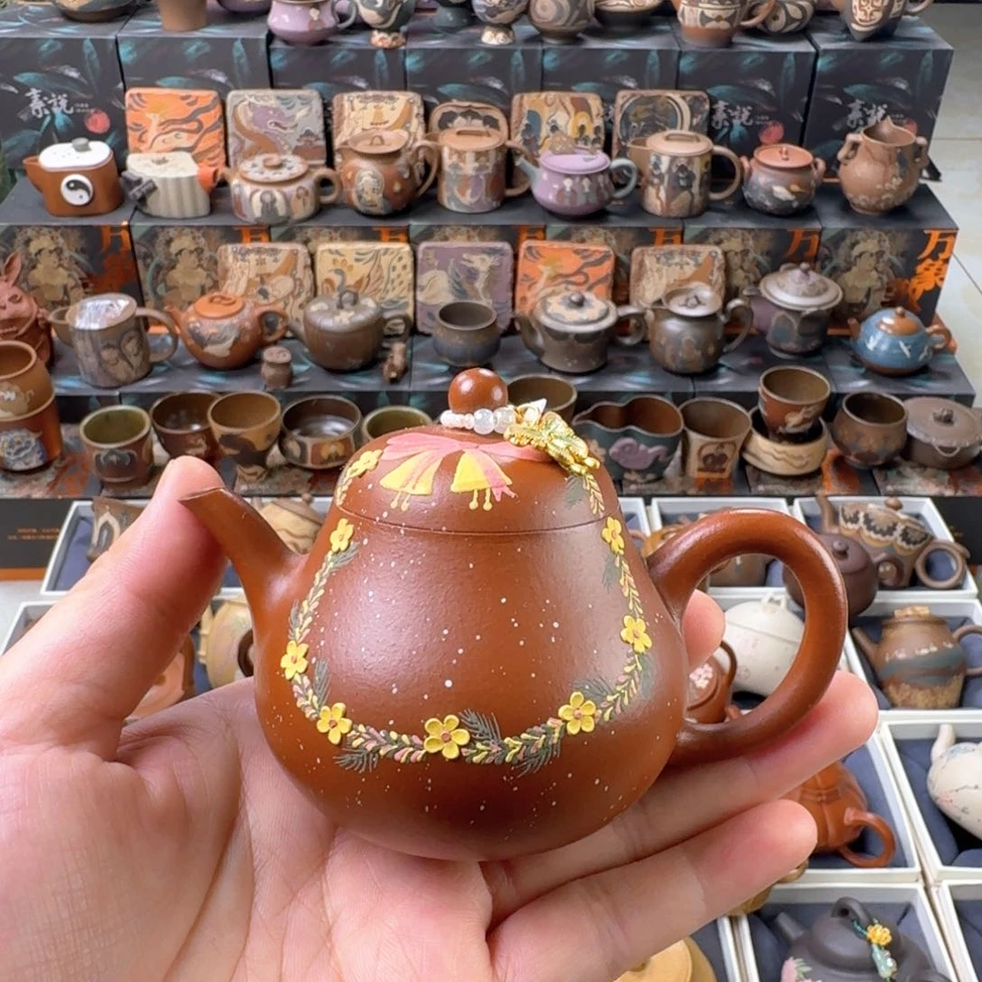 茶壶紫砂150cc原矿精工半手