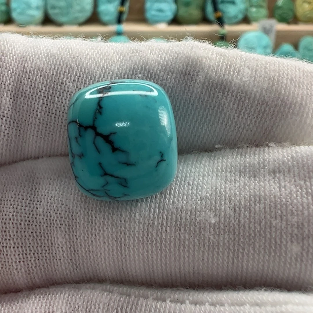 未镶嵌绿松石老型珠14x12.1mm