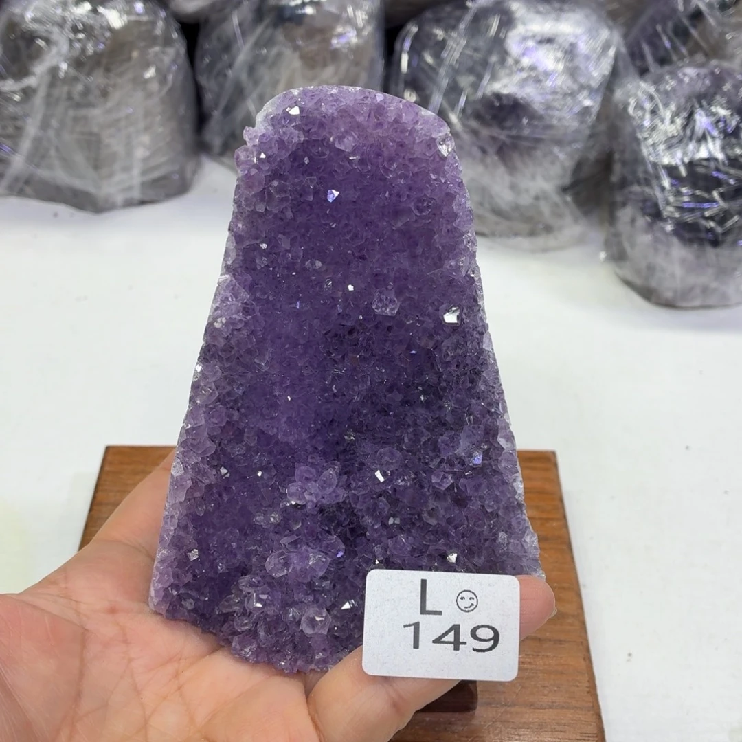 未镶嵌摆件水晶天然紫水晶