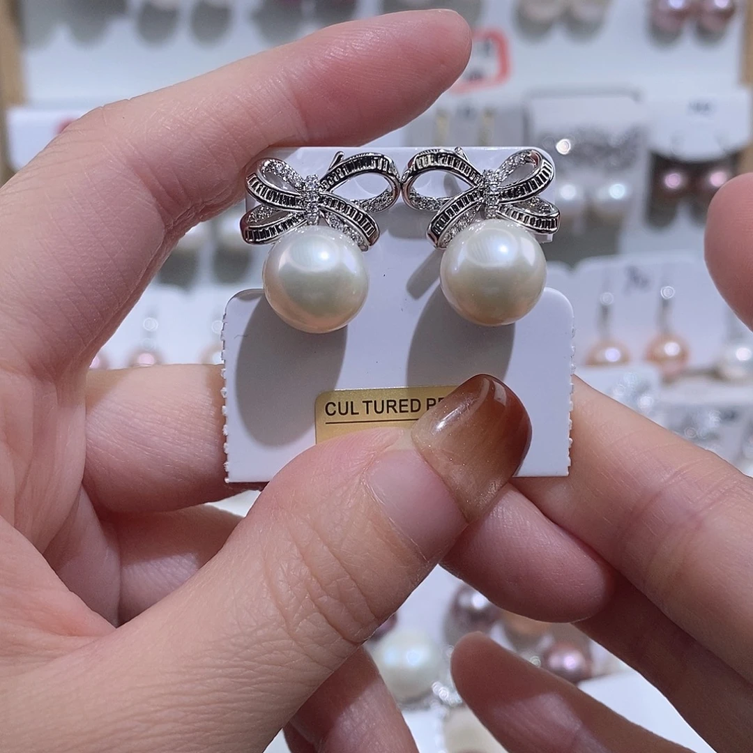 耳饰淡水珍珠未镶嵌w11