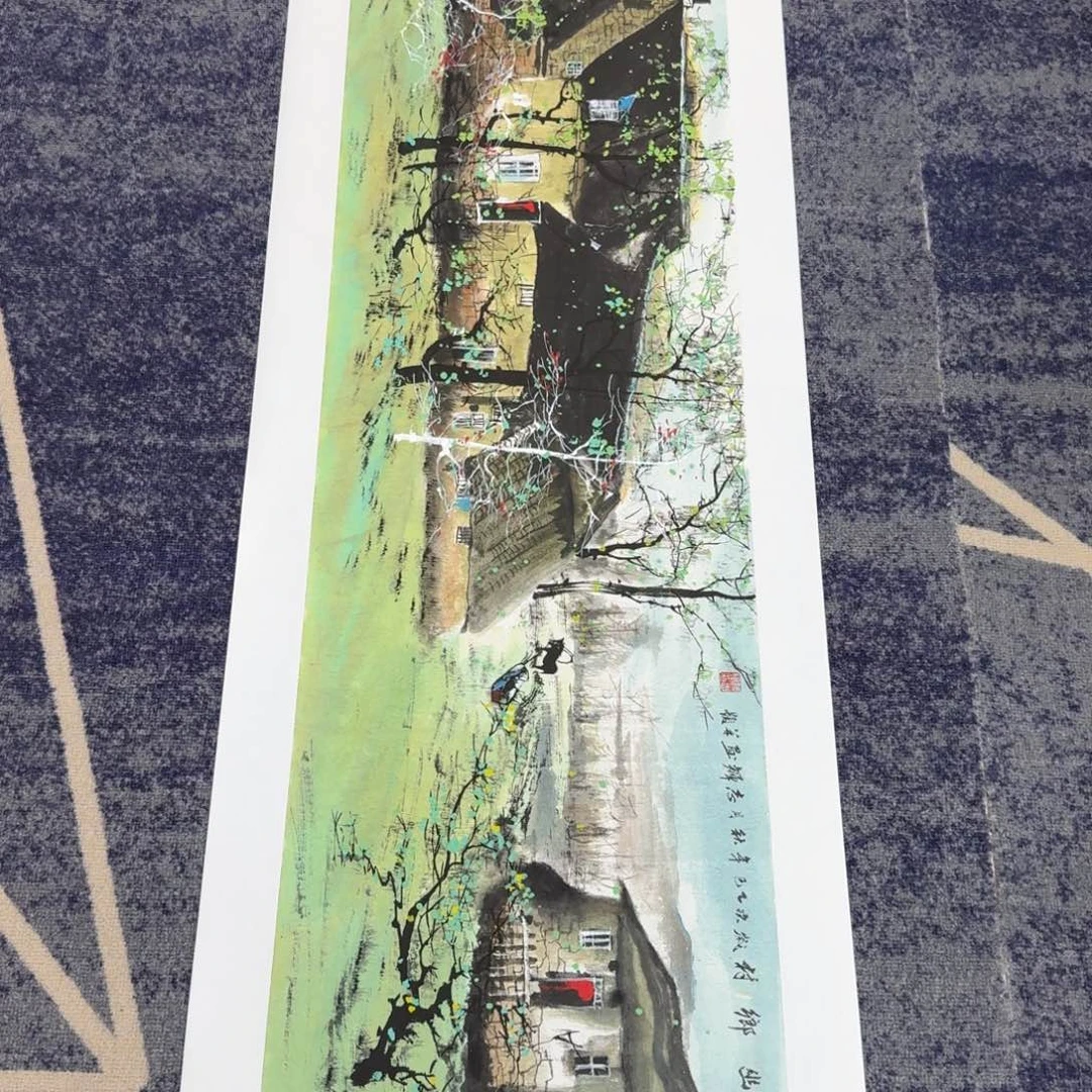 国画国画作品山水花鸟