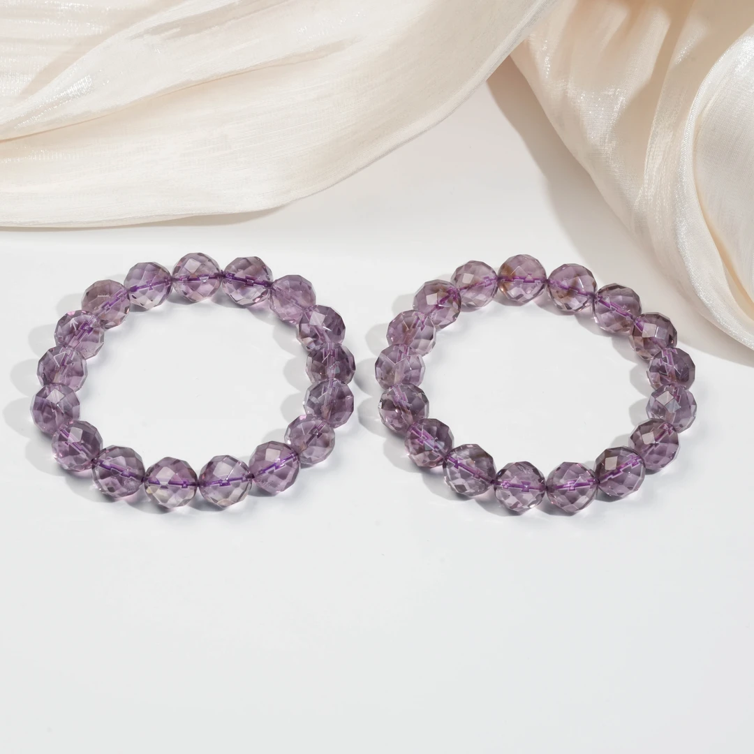 【星浩珠宝】紫夜水晶手串4-10T246H99【多样性发一件】10.5mm+