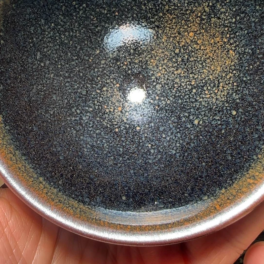 柴烧建盏茶盏茶杯752