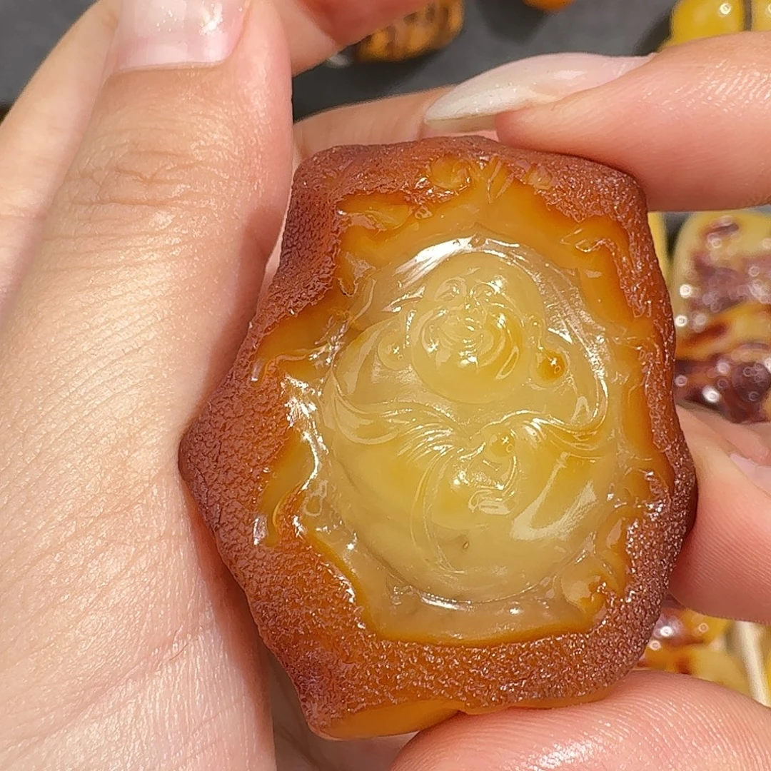 等***d琥珀未镶嵌裸石你