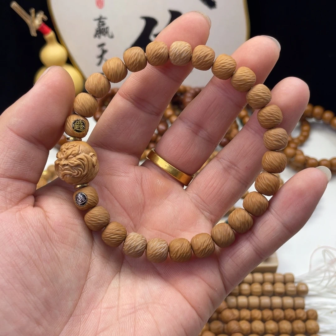 猴头核桃手串全品9+老型云锦镶嵌搭配款
