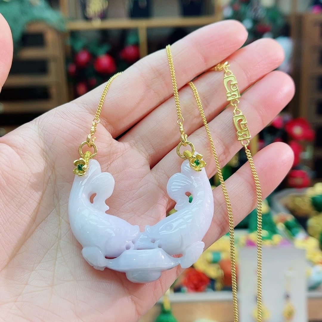 颈饰合金翡翠48小时鉴赏期1