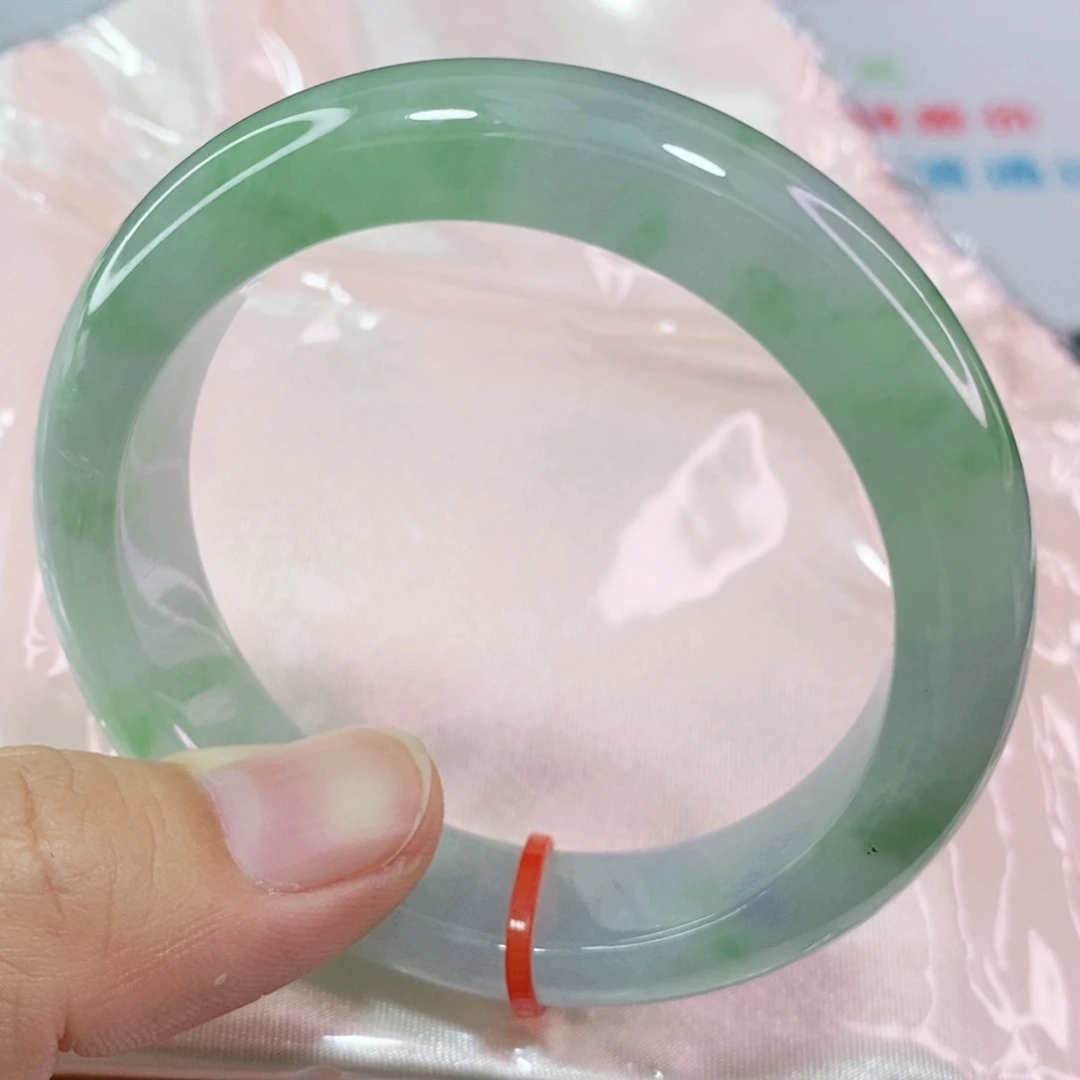 未镶嵌手镯翡翠52.2圈口高质量
