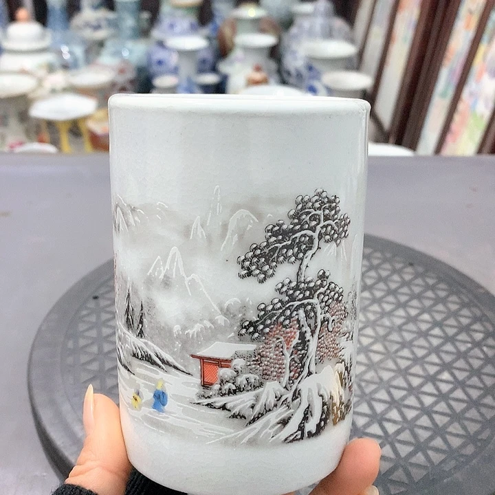 陶摆件博古架陶瓷摆件