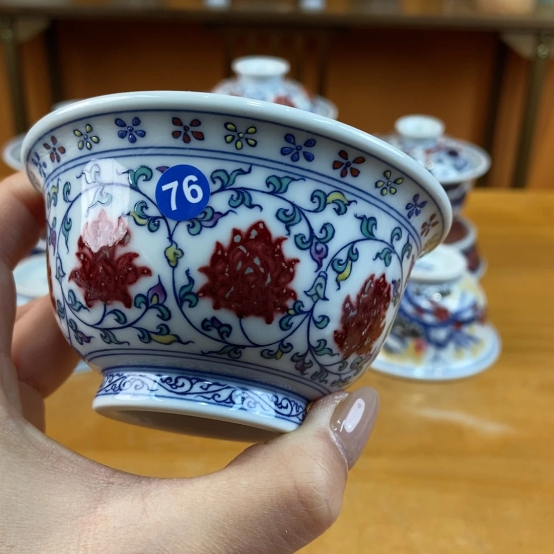 手绘现代茶具非古董