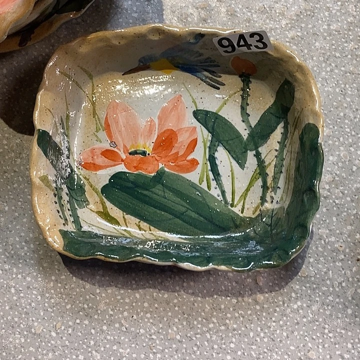 碗943 手工手绘高温釉下