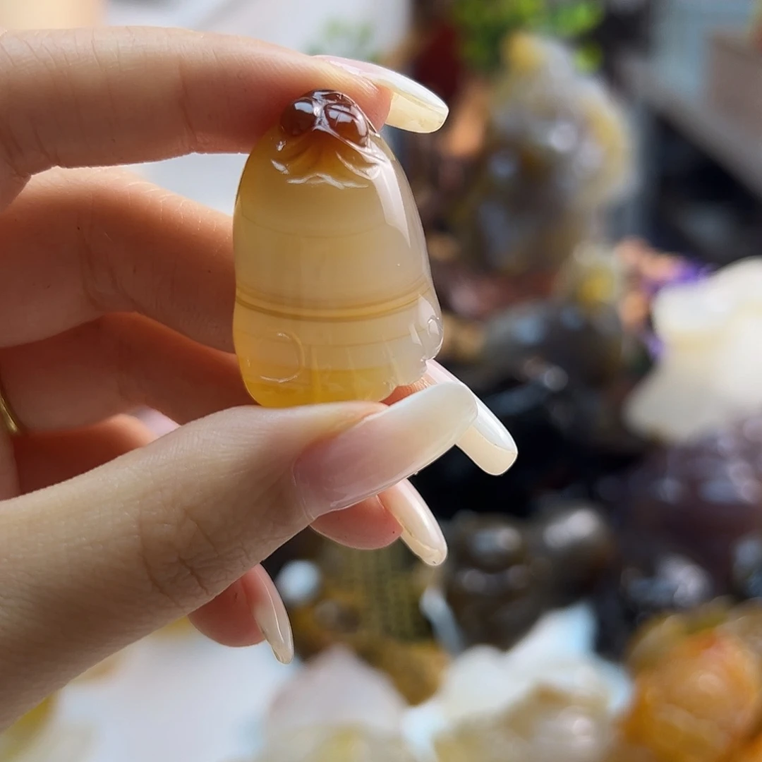 玛瑙/玉髓未镶嵌吊坠(不含链)