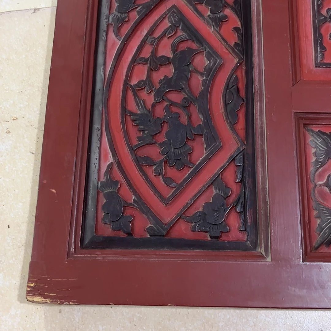 如***意香榧木木雕.花板.家具.古建构件.卡子花.结子