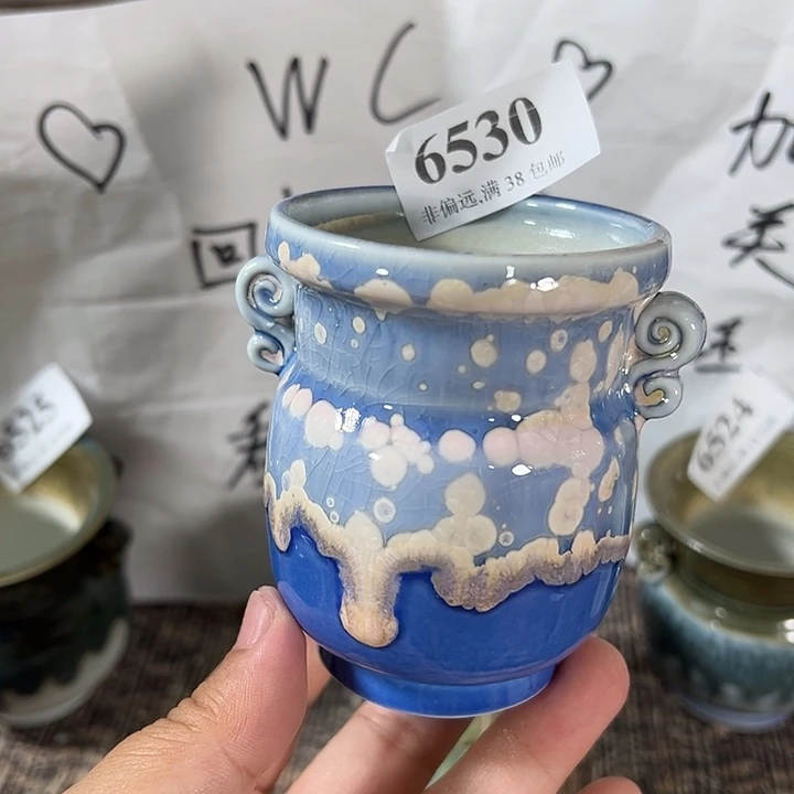 口5高8 手工花盆满30包邮