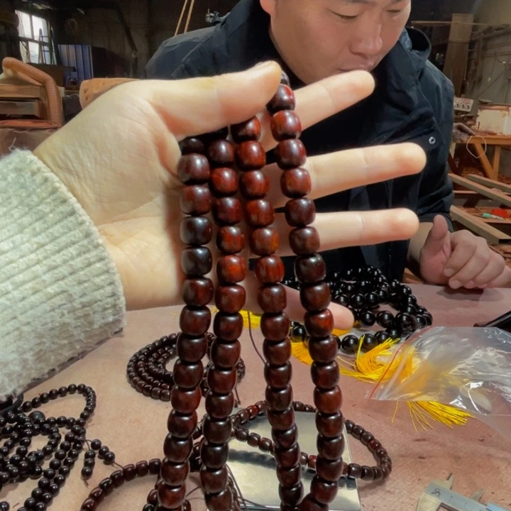 檀香紫檀（小叶紫檀）1112/108黑飘红老型