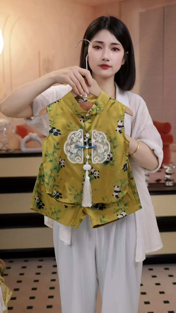 男童夏装套装新中式儿童国风两件套中小童无袖短裤宝宝夏季夏款潮