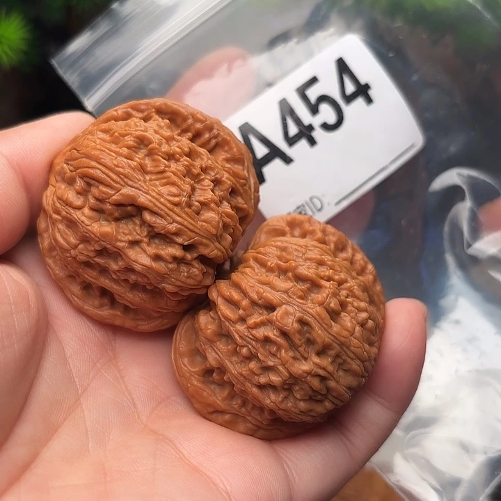 桃核把件核桃绣球44