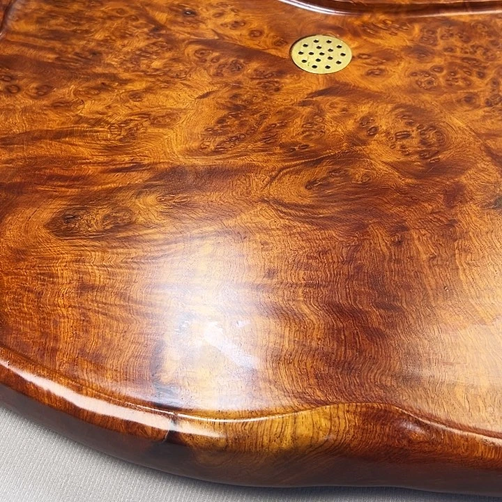 清*缅甸花梨木茶盘一个