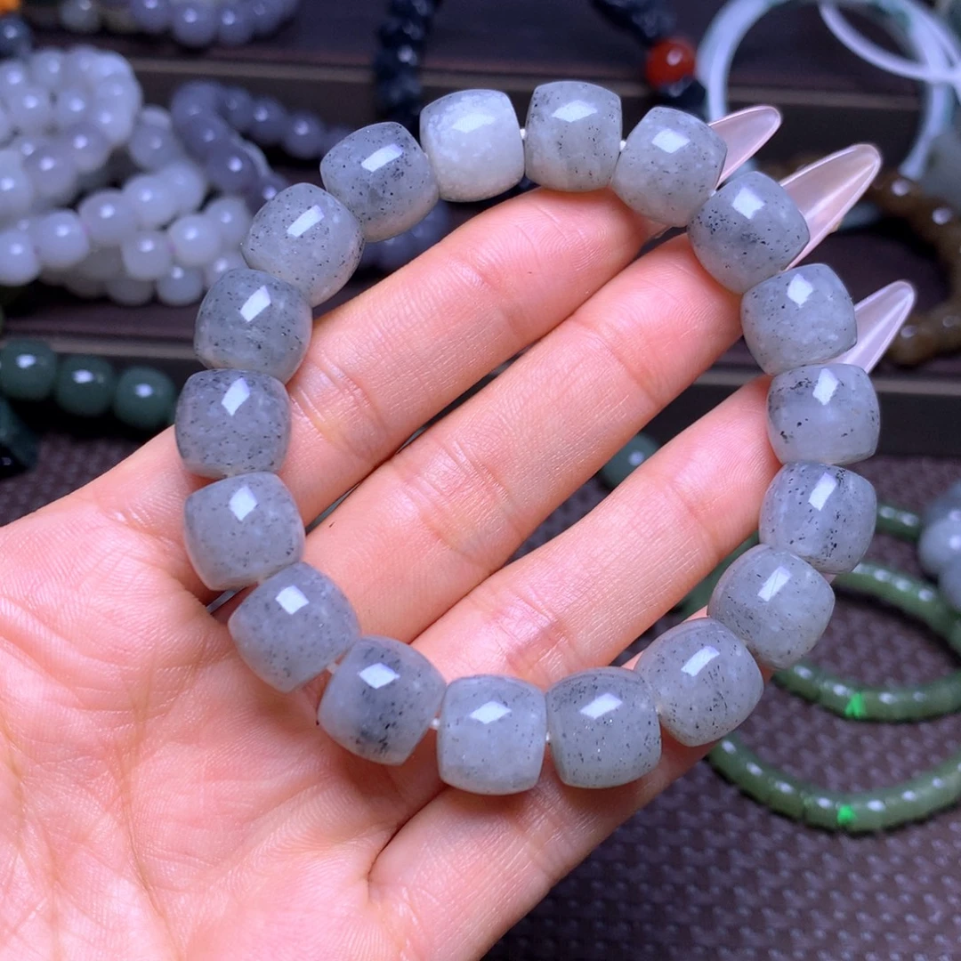 和田玉未镶嵌手串卡12