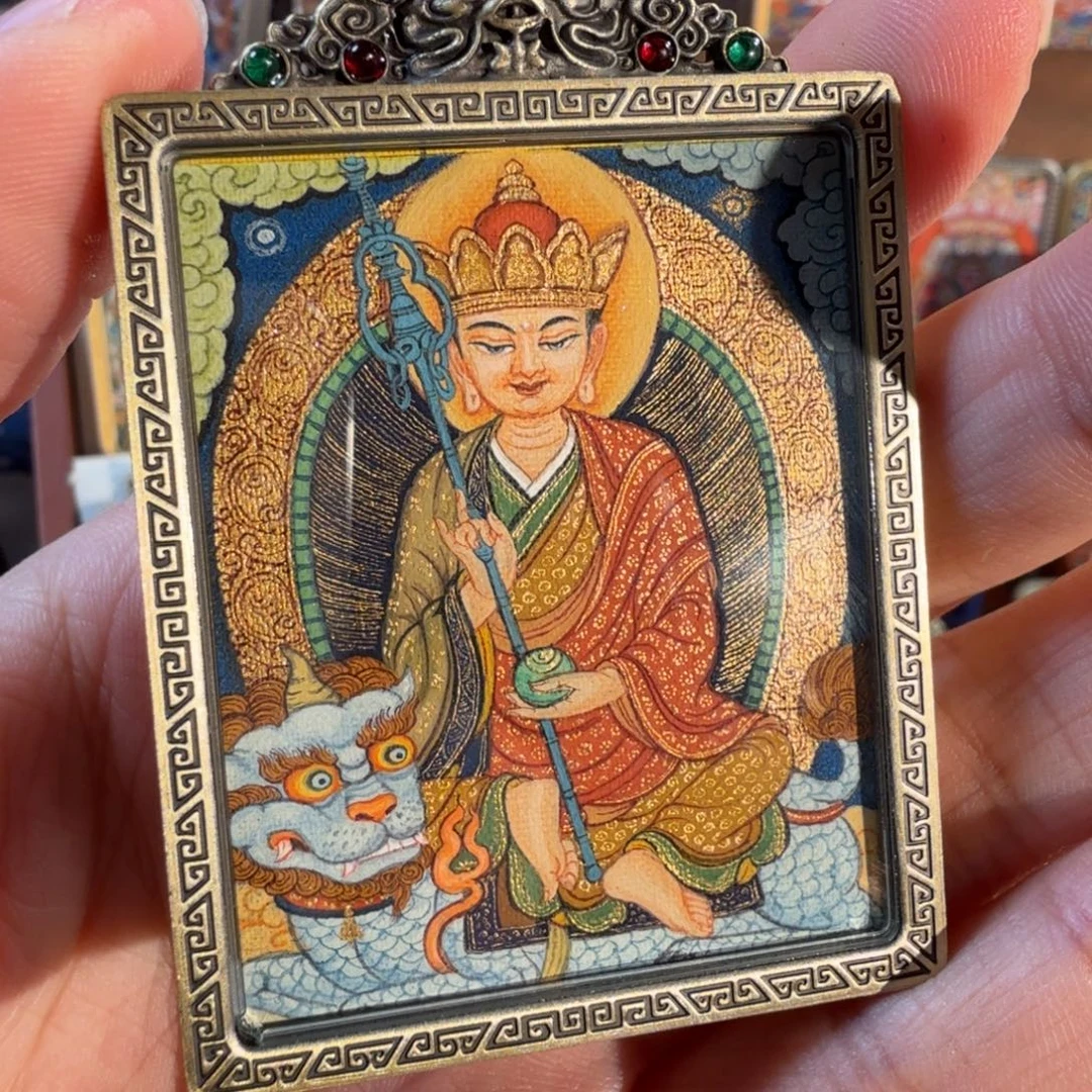 吊坠藏卡地藏 纯手绘