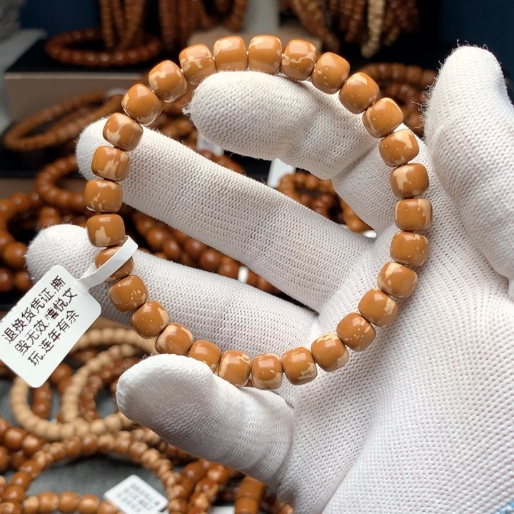 非金属木质紫金鼠8.5×7.5纯肉花鼠单圈精品放漏