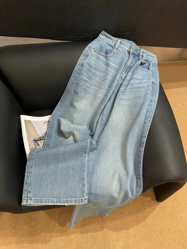 KW【大长腿】南油欧货设计师款女装时尚百搭牛仔裤