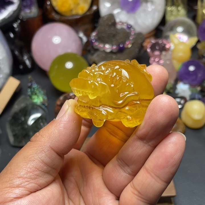 摆件未镶嵌水晶龙龟
