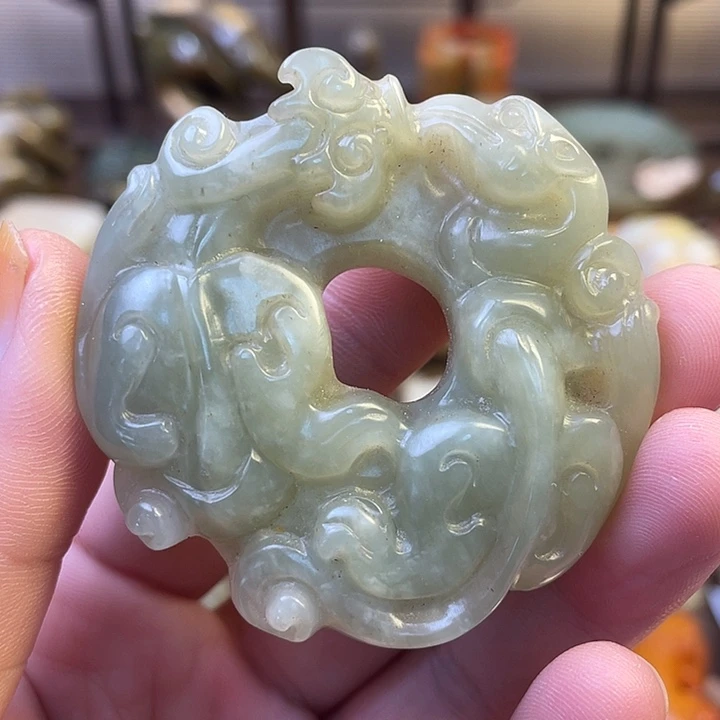 未镶嵌和田玉（糖玉）挂件