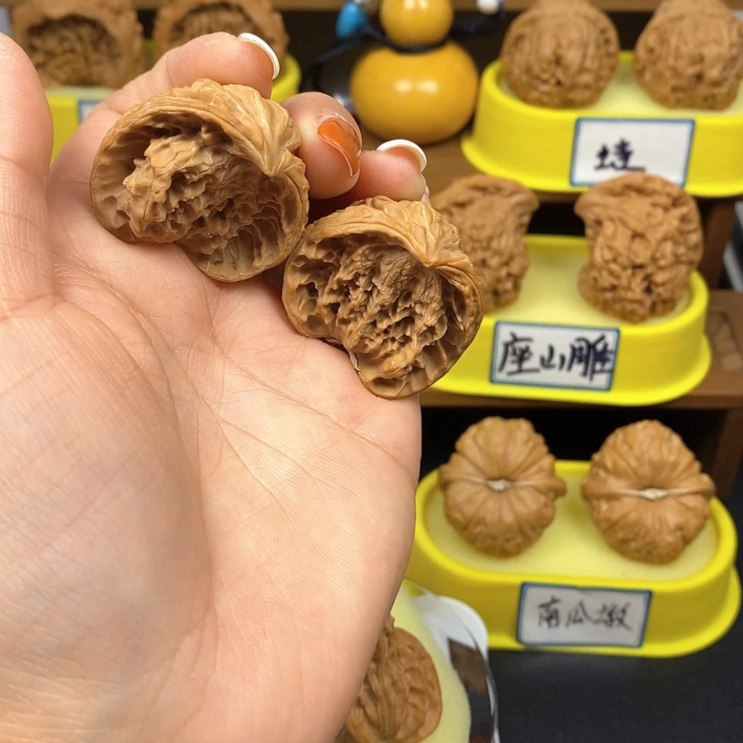 核桃盘山蛇头 文玩/木作/... 文玩把件